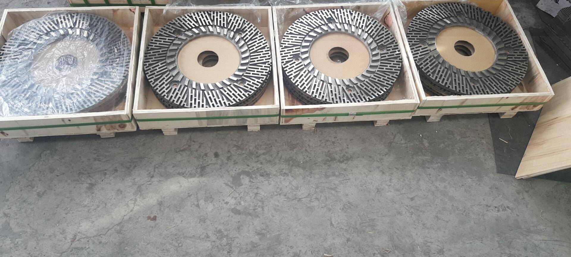 refiner plate for double disc refiner Placa de fabricação de papel e refinador de pulpação