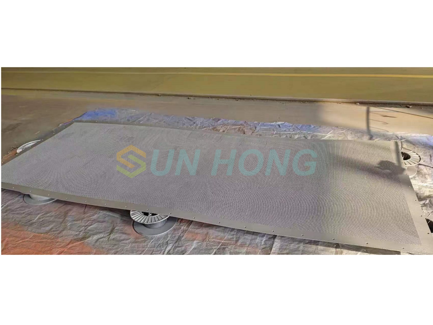 Polpa de papel produzindo placa de tela vibratória