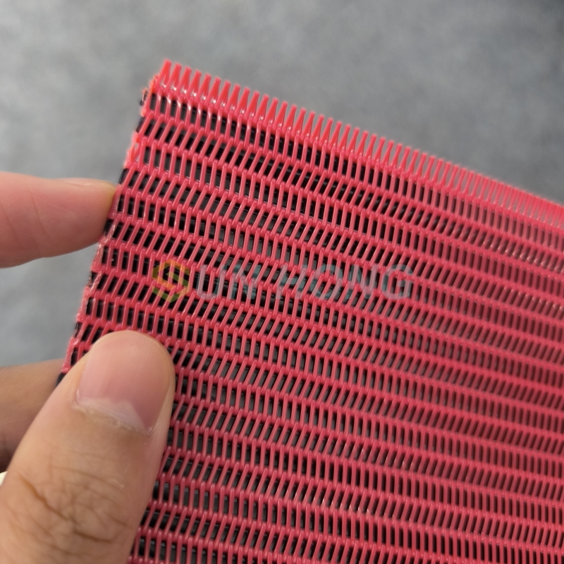 Tela de secador em espiral de fios planos para máquina de papel de alta velocidade