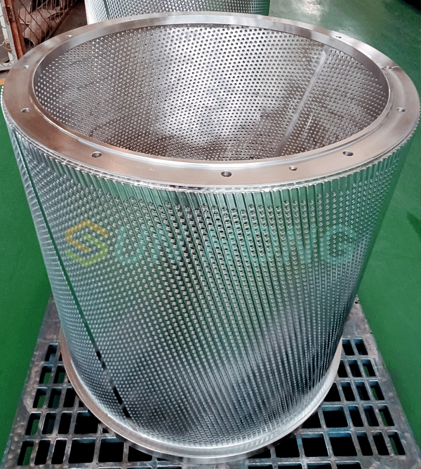 Cesta de tela de polpa de papel