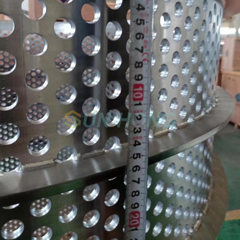 Cesta de tela de polpa de papel