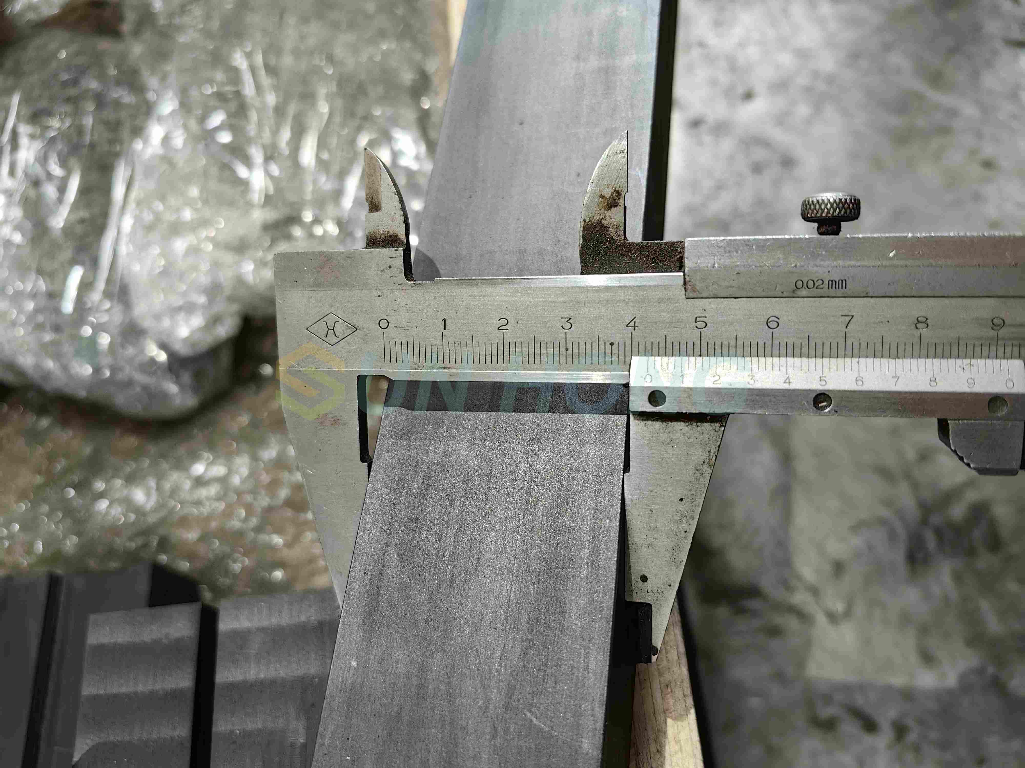 Rolo de sucção de máquina de papel UHMW Rubber Graphite Sealing Strip
