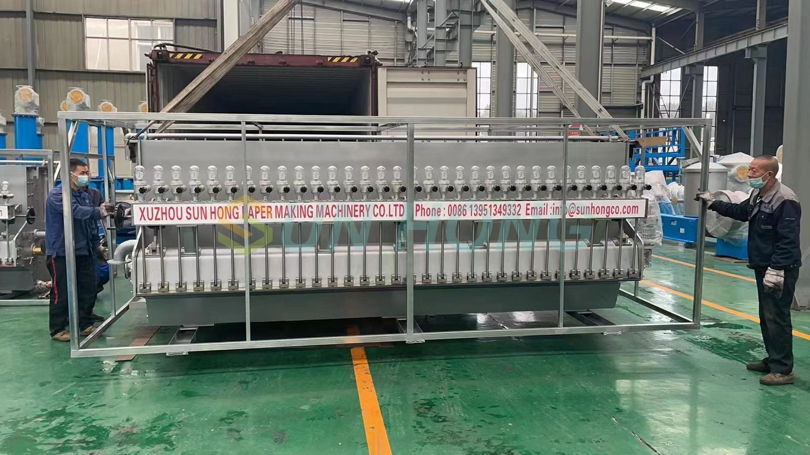 Máquina de papel Tipo de cabeça aberta