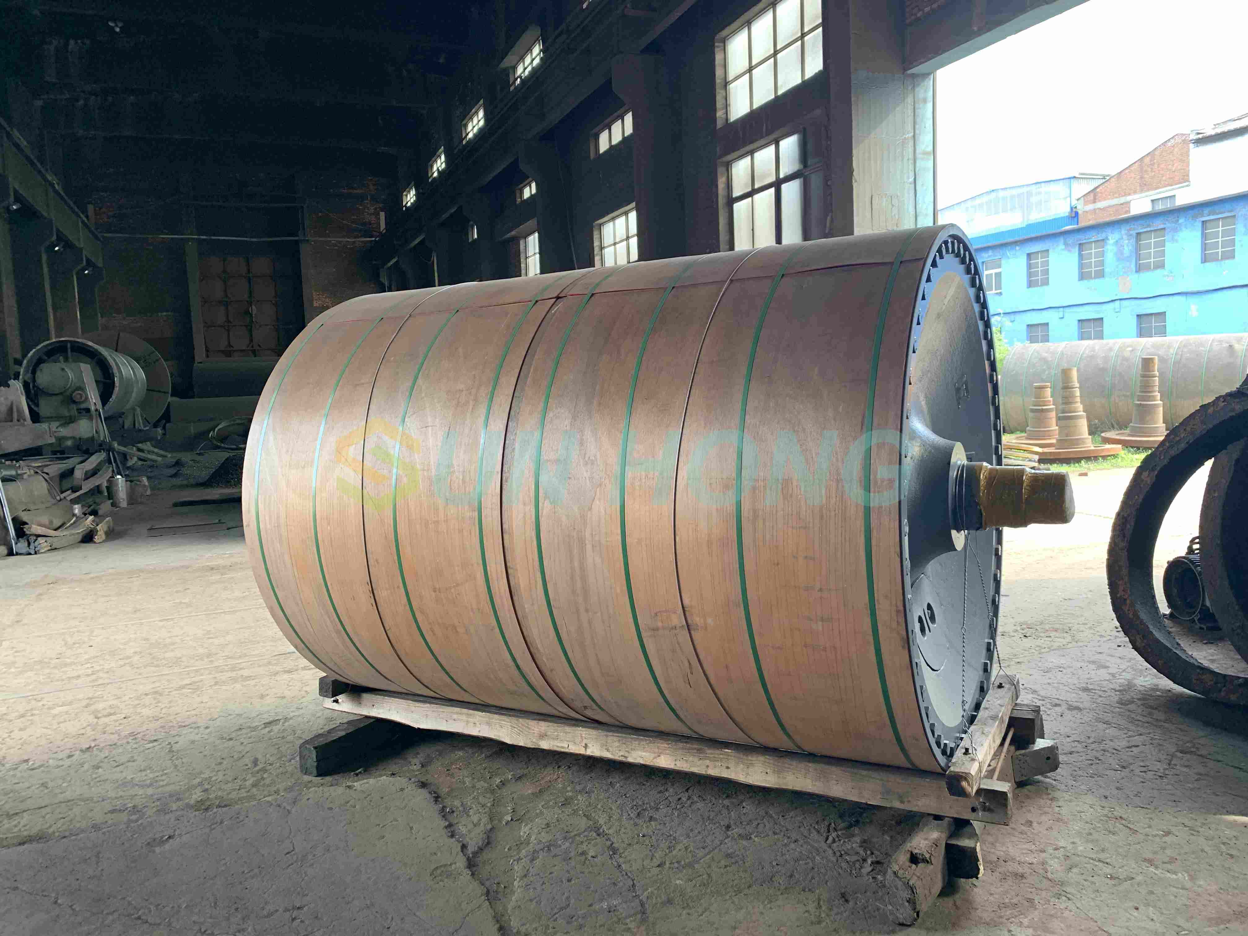 Máquina de papel revestimento de aço e secador de ferro fundido