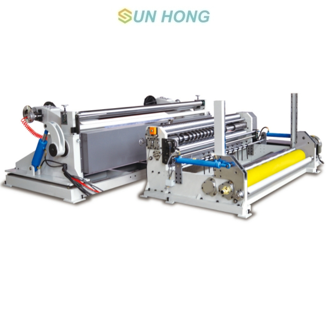 Kraft Wongrouged Paper Rewinding Slitting Machine
