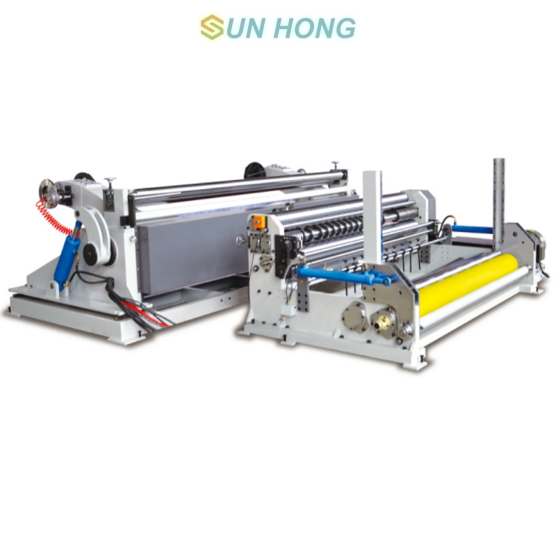 Kraft Wongrouged Paper Rewinding Slitting Machine