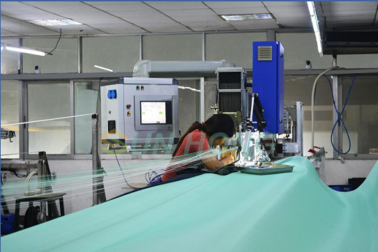 formando máquina de articulação de tecido