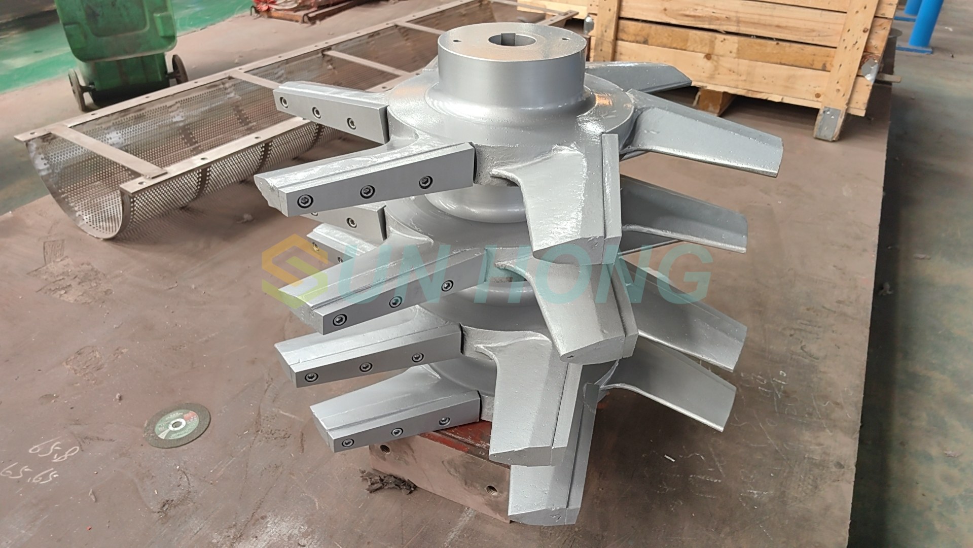 Rotor de tocador de máquina de polpa de papel Hydra