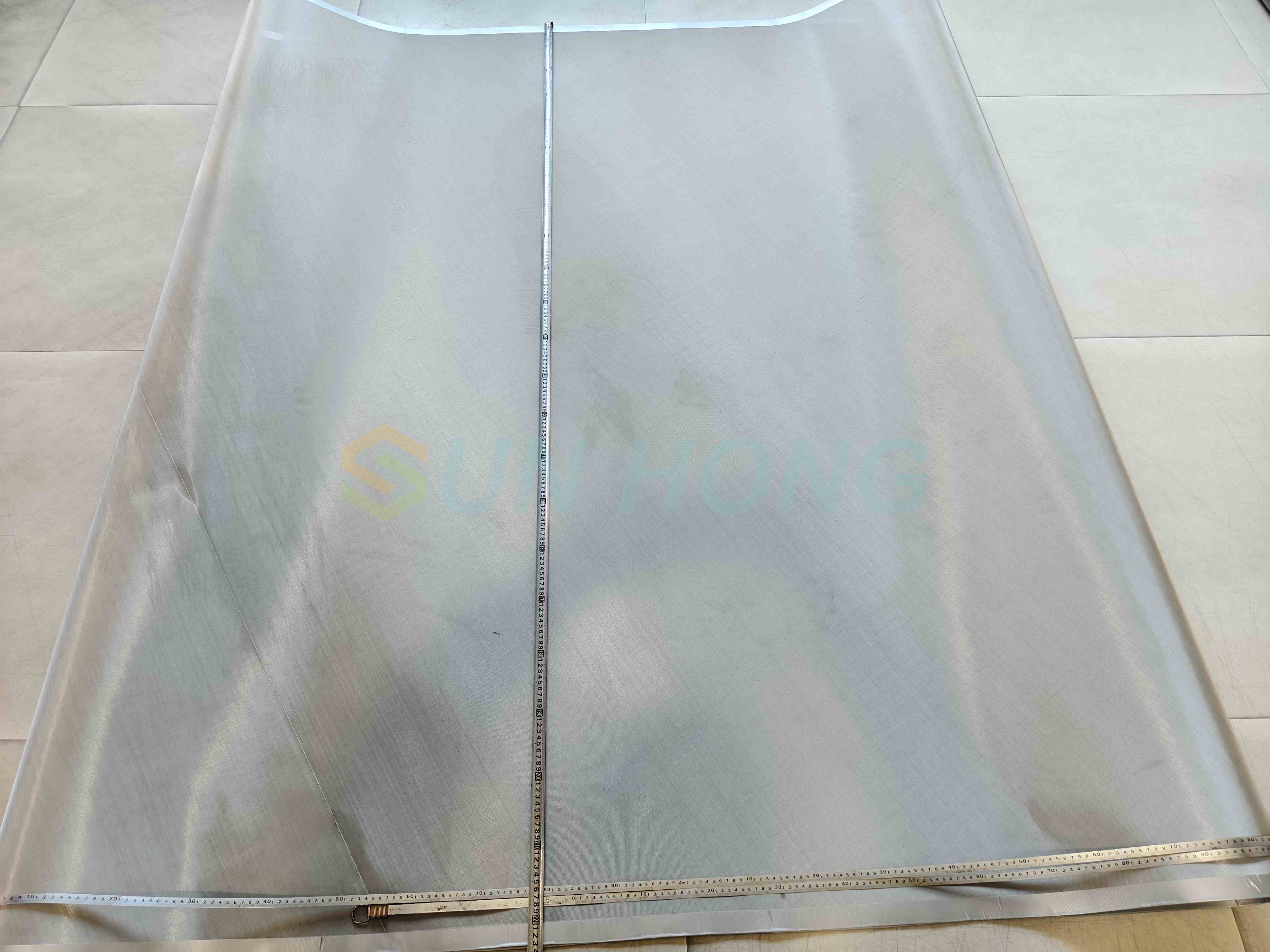 Malha de arame de aço inoxidável diagonal para molde de cilindro