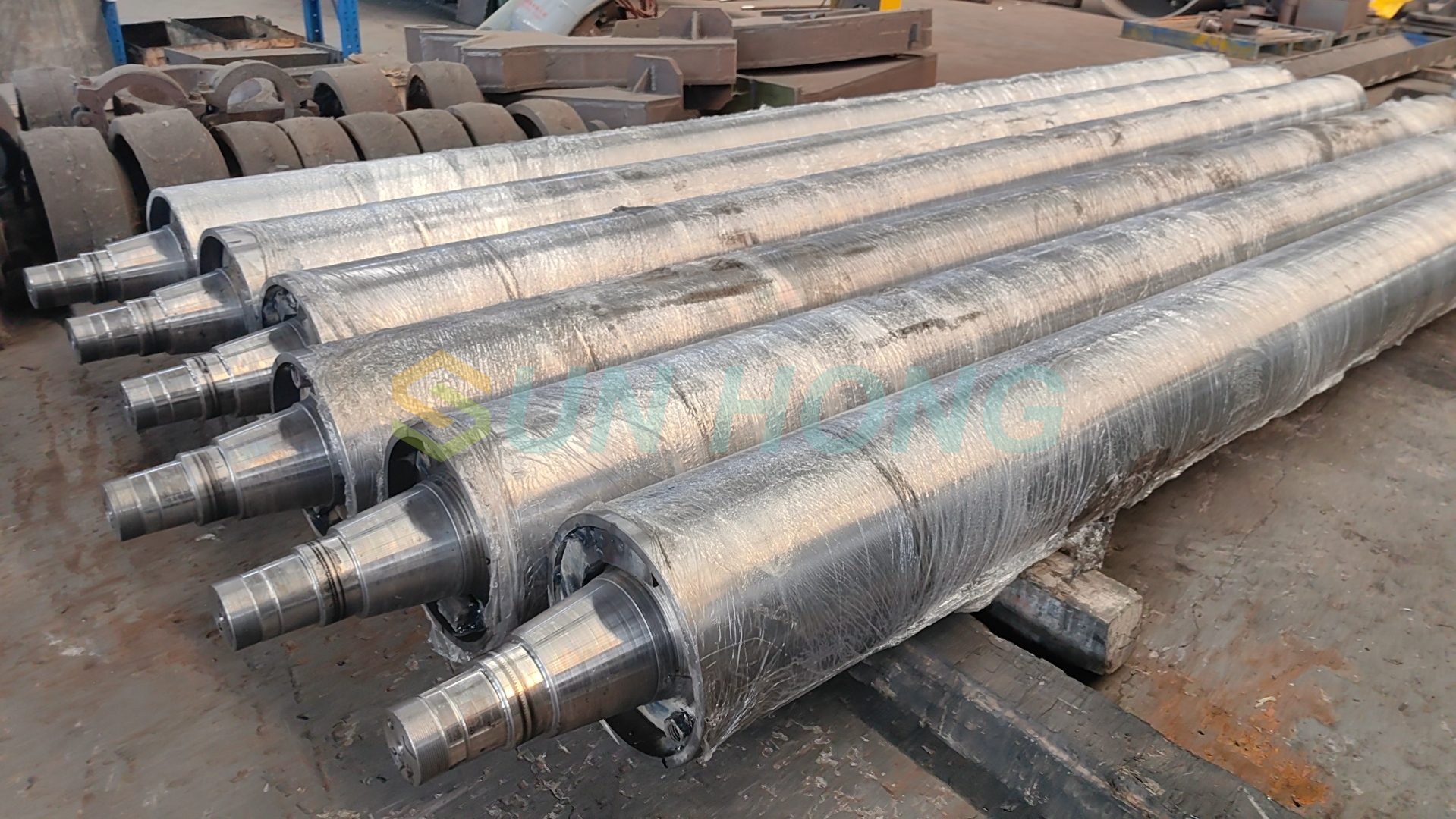 Rolo de guia de tecido de fetos da máquina de papel