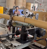 Máquina de tubo de papel CNC de quatro cabeças