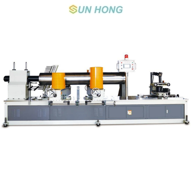 Máquina de tubo de papel CNC de quatro cabeças