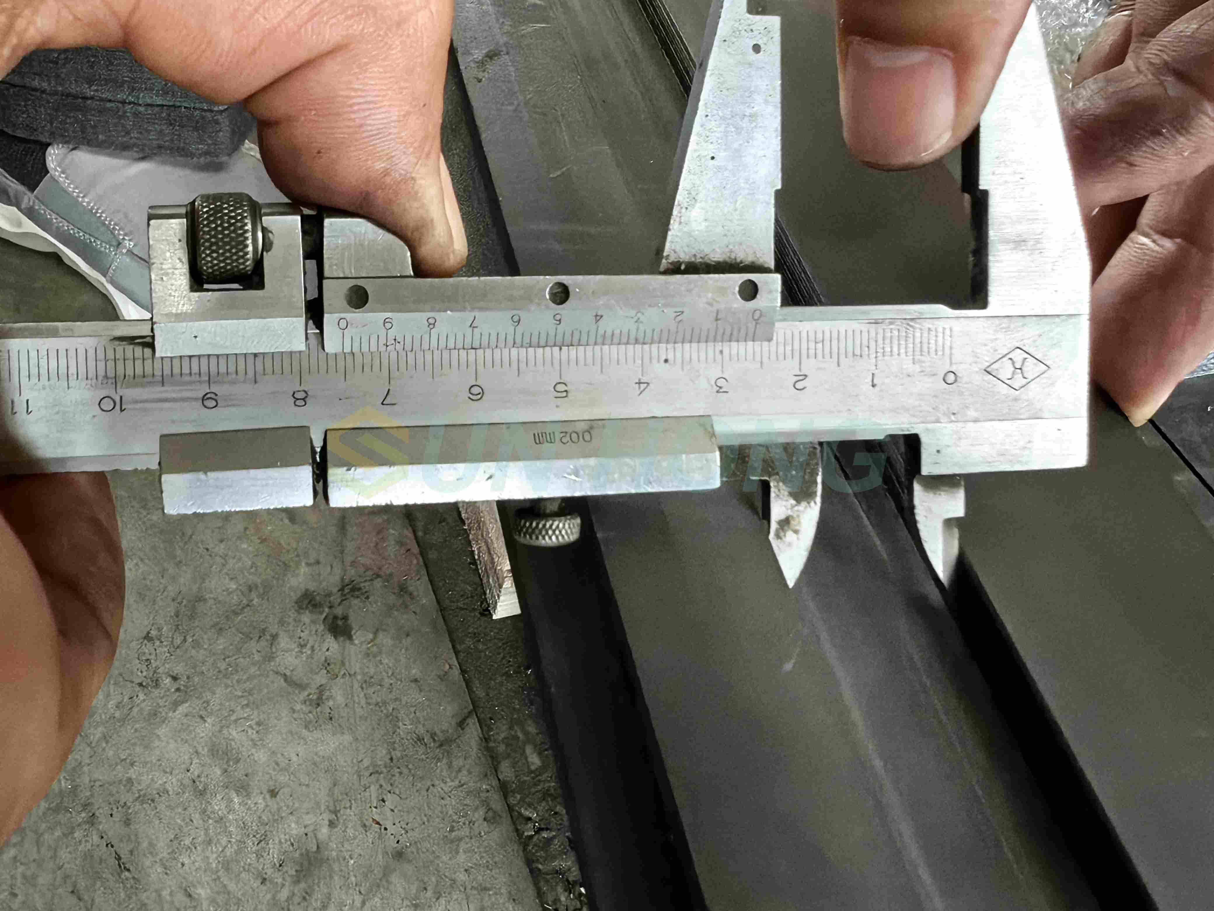 Rolo de sucção de máquina de papel UHMW Rubber Graphite Sealing Strip