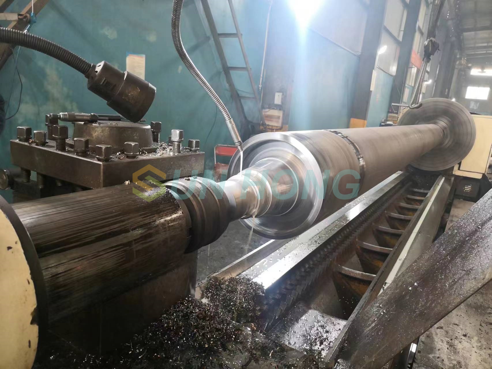 Rolo de guia de tecido de fetos da máquina de papel