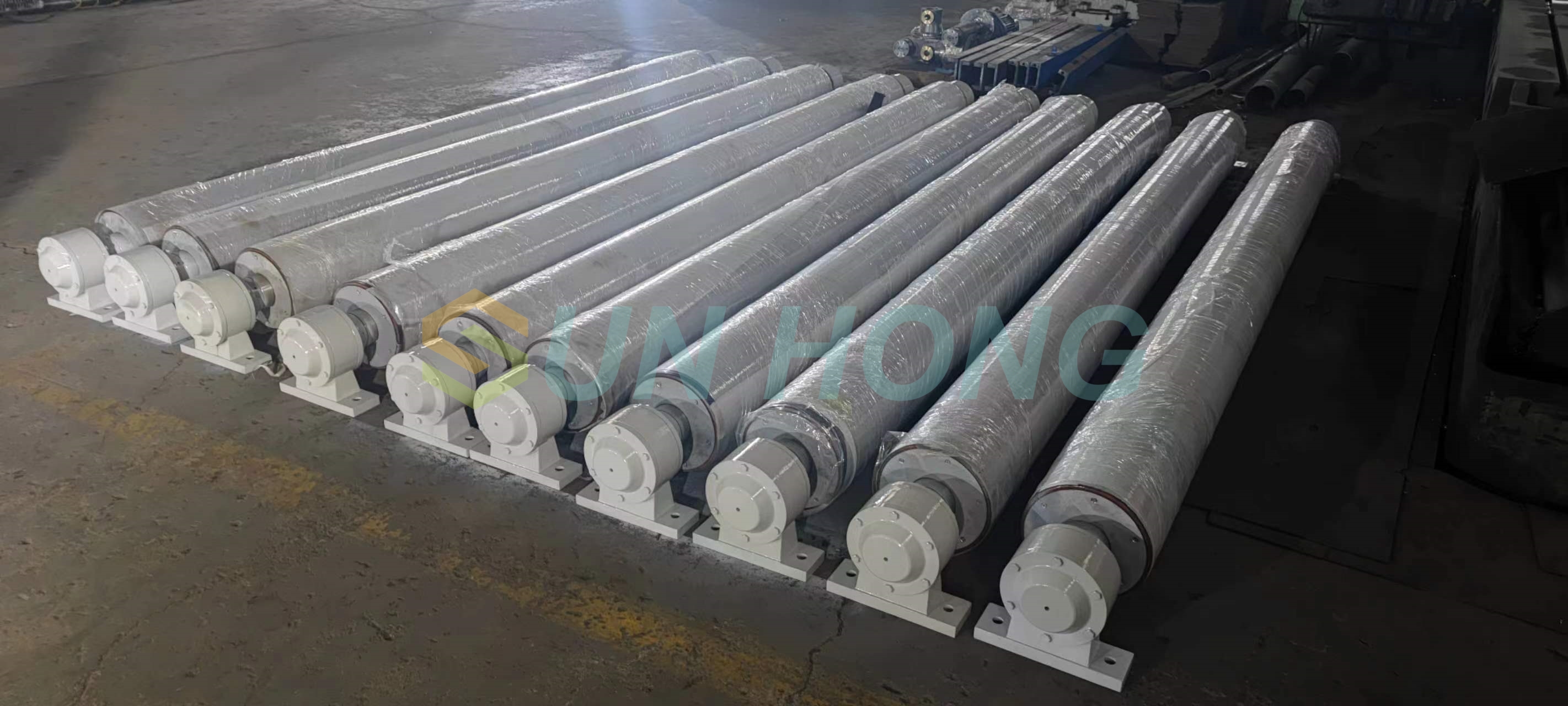 Rolo de guia de tecido de fetos da máquina de papel