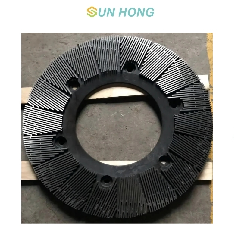 Placa de refino para fabricação de papel e polpação