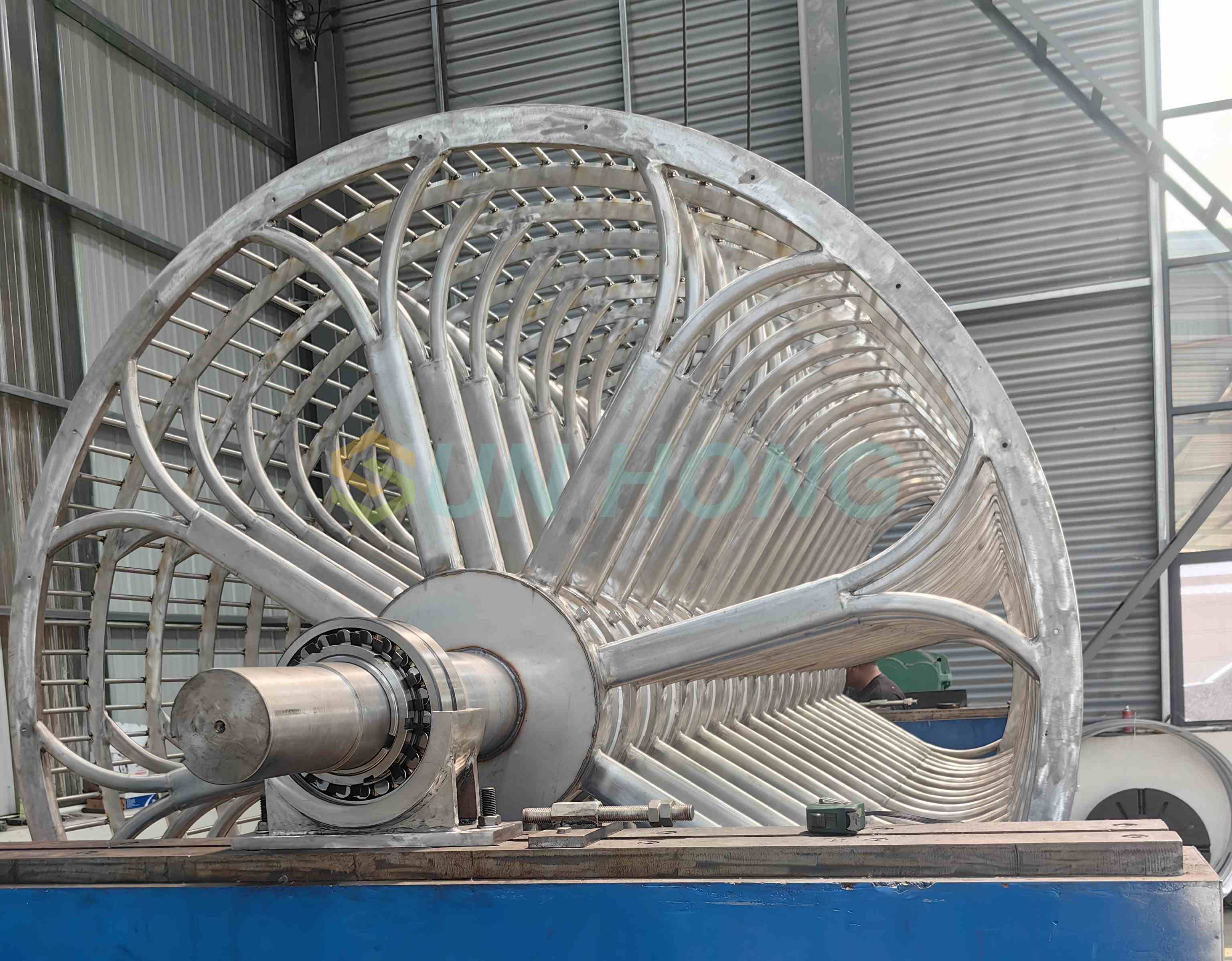 Molde de cilindro de máquina de papel