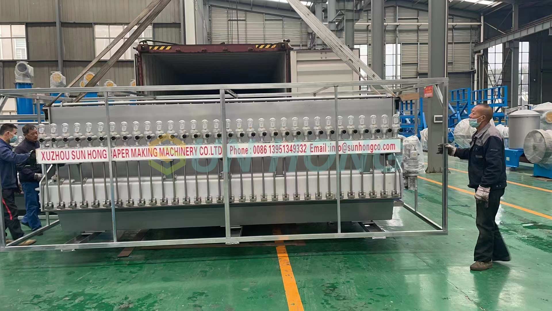Máquina de papel Tipo de cabeça aberta